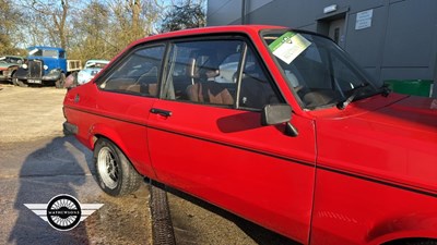 Lot 104 - 1980 FORD ESCORT RS