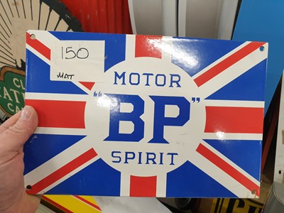 Lot 150 - BP MOTOR SPIRIT REPRODUCTION SIGN