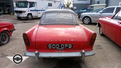 Lot 402 - 1960 SUNBEAM ALPINE