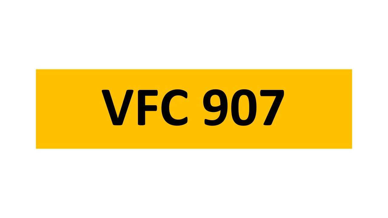 REGISTRATION ON RETENTION - VFC 907