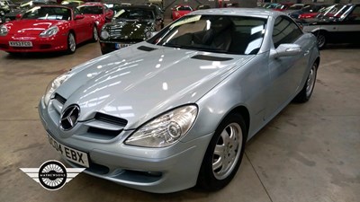 Lot 158 - 2004 MERCEDES SLK 200 KOMPRESSOR AUTO