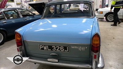 Lot 50 - 1970 WOLSELEY 16/60