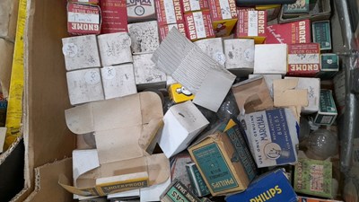 Lot 807 - 3 BOXES OF OLD STYLE CAR BULBS