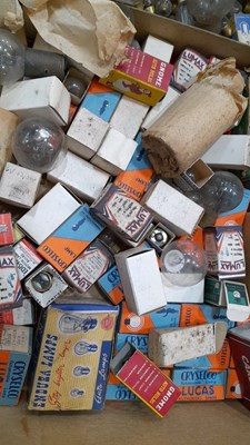Lot 807 - 3 BOXES OF OLD STYLE CAR BULBS