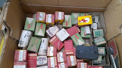 Lot 807 - 3 BOXES OF OLD STYLE CAR BULBS
