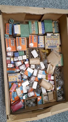 Lot 807 - 3 BOXES OF OLD STYLE CAR BULBS