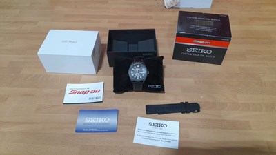 Lot 339 - OFFICIAL SEIKO SNAP ON LTD EDITION WATCH , UN WORN NEW OLD STOCK