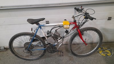 Lot 893 - MOUNTAIN BIKE WITH 80CC PETROL ENGINE