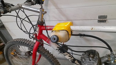 Lot 893 - MOUNTAIN BIKE WITH 80CC PETROL ENGINE