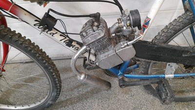 Lot 893 - MOUNTAIN BIKE WITH 80CC PETROL ENGINE