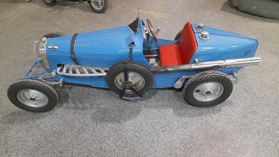 Lot 63 - MOTORISED BUGATTI MINIATURE CAR