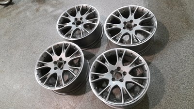 Lot 869 - 4 X REFURBISHED 18" BBS 5 STUD ALLOY WHEEL RIMS 8J X 18 H2