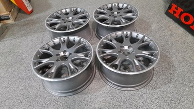 Lot 869 - 4 X REFURBISHED 18" BBS 5 STUD ALLOY WHEEL RIMS 8J X 18 H2