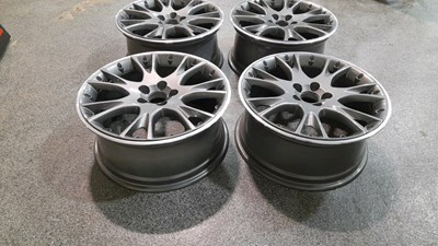 Lot 869 - 4 X REFURBISHED 18" BBS 5 STUD ALLOY WHEEL RIMS 8J X 18 H2