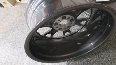 Lot 869 - 4 X REFURBISHED 18" BBS 5 STUD ALLOY WHEEL RIMS 8J X 18 H2