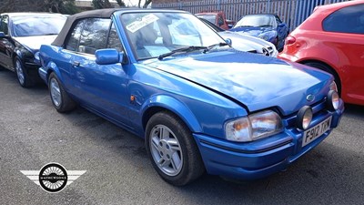 Lot 664 - 1988 FORD ESCORT 1.6I CABRIOLET