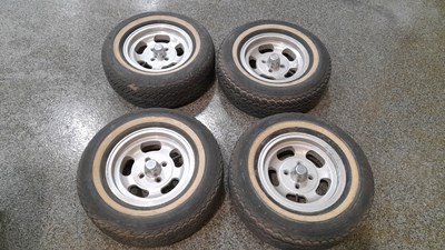 Lot 789 - 4 X ALLOY WHEELS & TYRES 205/70R 13