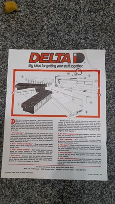 Lot 389 - DELTA TRUCK BOX L 62" X W 21" X H 12"