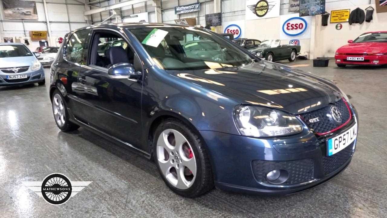 Lot 882 - 2007 VOLKSWAGEN GOLF GTI