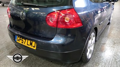 Lot 882 - 2007 VOLKSWAGEN GOLF GTI