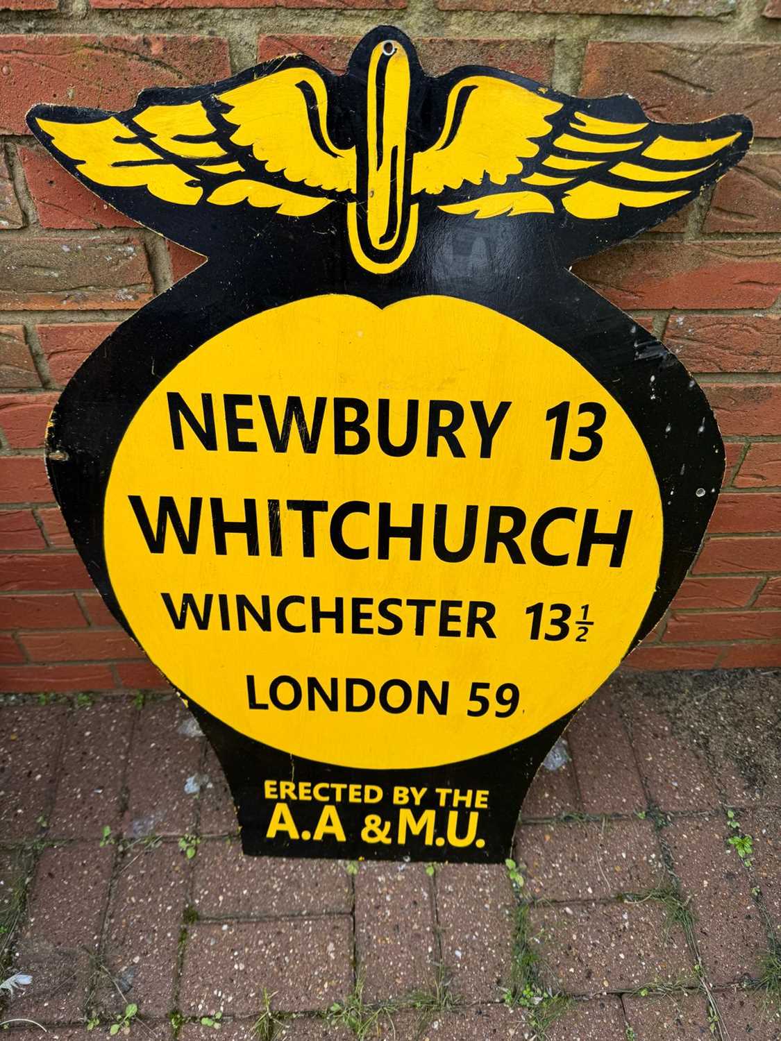 Lot 791 - AA WHITCHURCH SIGN 34" X 24"