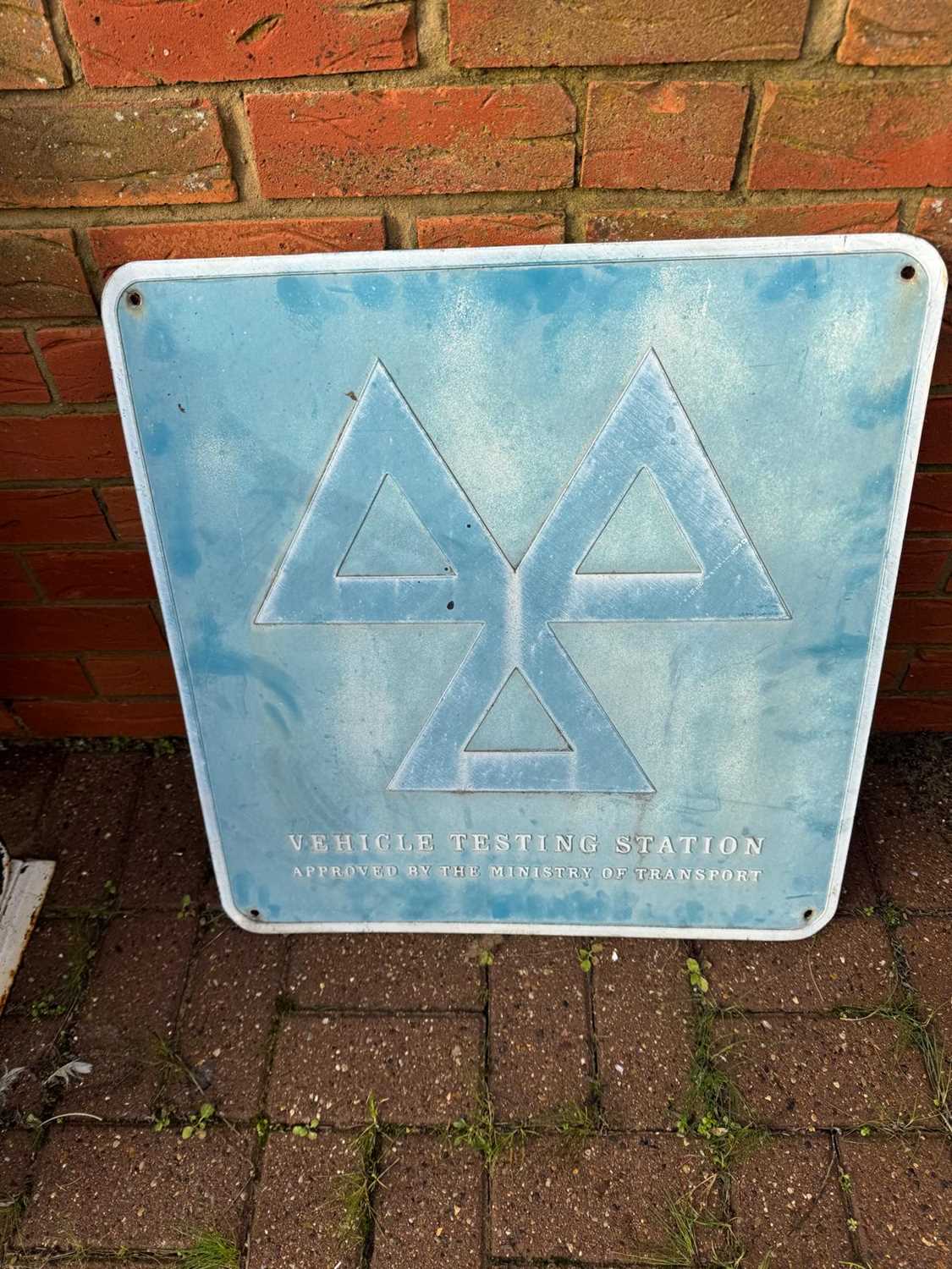 Lot 207 - M.O.T SIGN