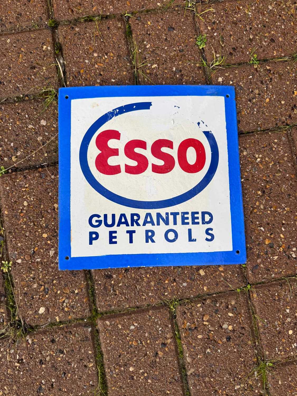 Lot 249 - ESSO PETROL ENAMEL SIGN