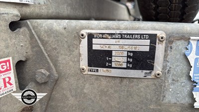 Lot 554 - IFOR WILLIAMS LT 85G TRAILER