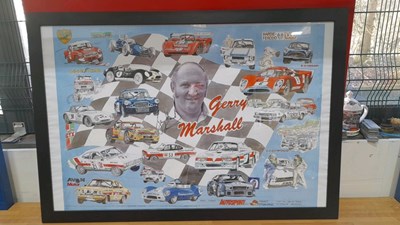 Lot 733 - FRAMED GERRY MARSHALL PERSONALLY SIGNED POSTER