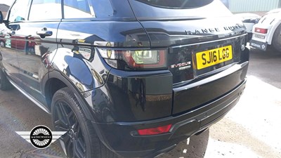 Lot 288 - 2016 LAND ROVER ROVER EVOQUE HSE DYN TD