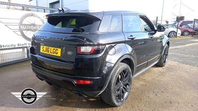 Lot 288 - 2016 LAND ROVER ROVER EVOQUE HSE DYN TD