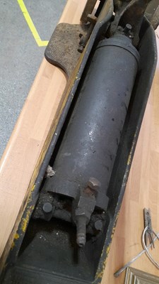 Lot 749 - DUNLOP TROLLEY AIR PUMP & A SELECTION OF ROLLS ROYCE PRINTS