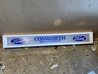 Lot 661 - FORD COSWORTH LIGNT UP SIGN 63.5 " x 8.5"