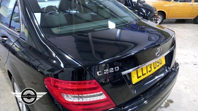 Lot 704 - 2013 MERCEDES-BENZ C220 EXECUTIVE SE CDI BLU