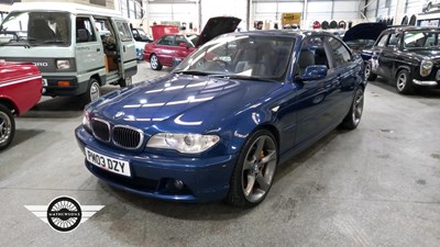 Lot 630 - 2003 BMW 330CI SE