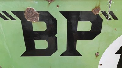 Lot 227 - LARGE BP 1'4 ENAMEL SIGN 60" X 36"