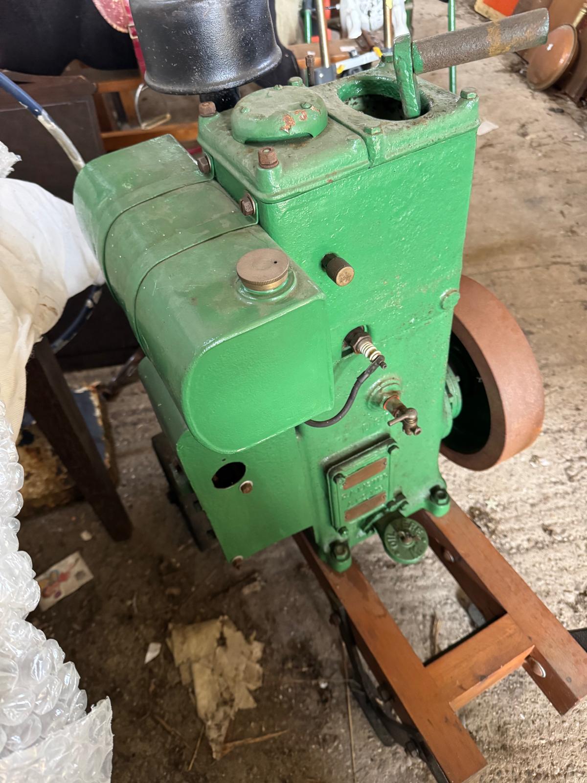 00 Gauge 1/76 Scale Stationary Engine Lister D with Barrow 3D Print in 00 Gauge 1/76 Scale Stationary Engine Lister D with Barrow 3D Print in