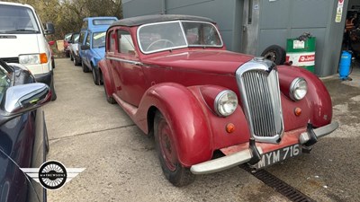 Lot 616 - 1952 RILEY 1.5 LITRE