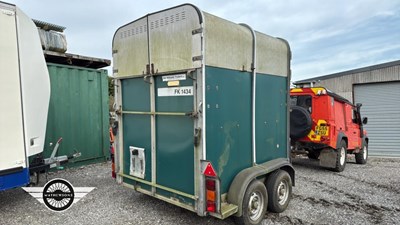Lot 500 - SCOTT DOUBLE HORSE TRAILER