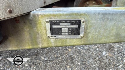 Lot 500 - SCOTT DOUBLE HORSE TRAILER