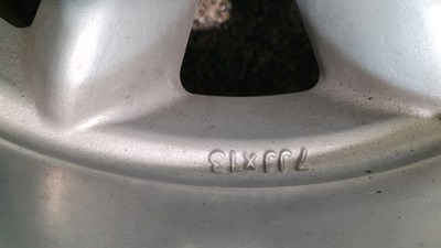 Lot 817 - 4 X MINILIGHT STYLE WHEELS & TYRES 195/45 13 ( LOTUS FITMENT ? )