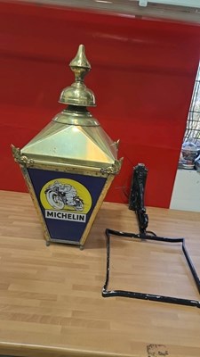 Lot 723 - ANTIQUE STYLE MICHELIN LAMP