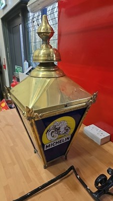 Lot 723 - ANTIQUE STYLE MICHELIN LAMP