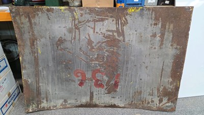 Lot 19 - DUNLOP TYRES ENAMEL SIGN 72" X 48"