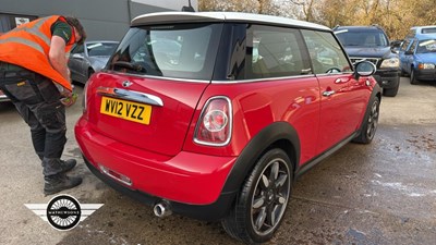 Lot 462 - 2012 MINI COOPER D LONDON 2012 EDIT