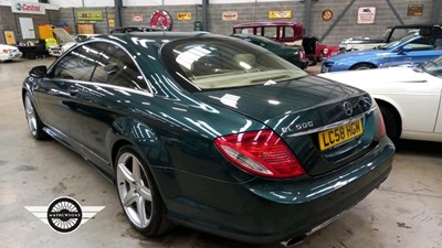 Lot 432 - 2009 MERCEDES CL 500 AUTO