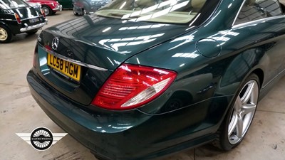 Lot 432 - 2009 MERCEDES CL 500 AUTO