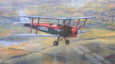 Lot 755 - FRAMED PLANE PRINT 29" X 35"