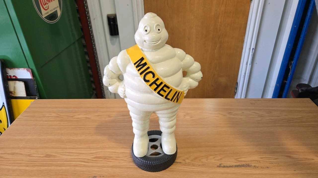 Lot 785 - CAST MICHELIN MAN 17" TALL