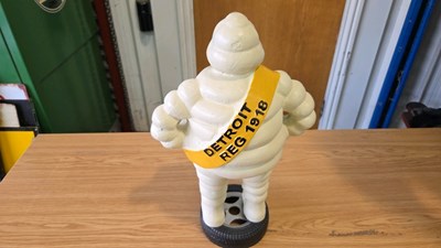 Lot 785 - CAST MICHELIN MAN 17" TALL